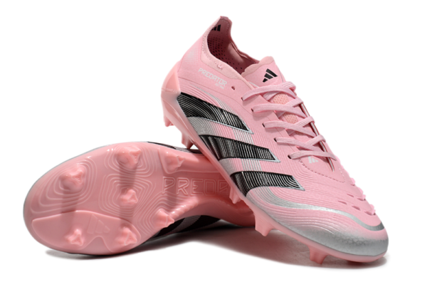 Adidas Predator 2025 Laced Edition FG (Pink and Black) - Image 4
