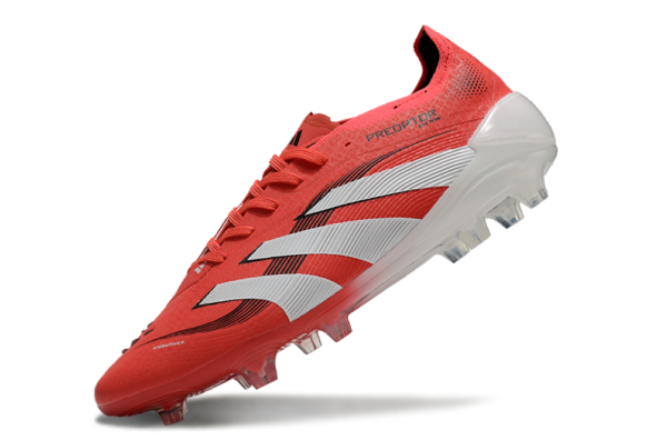 Adidas Predator 2025 Laced Edition FG (Red and White) - Image 2