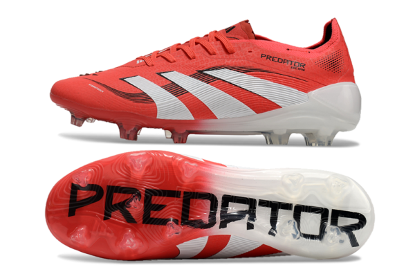 Adidas Predator 2025 Laced Edition FG (Red and White) - Image 3