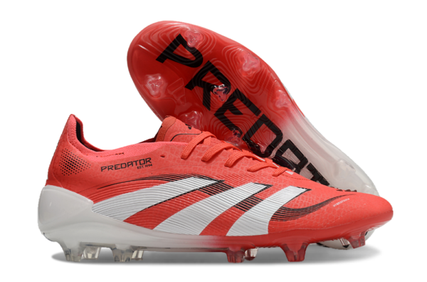 Adidas Predator 2025 Laced Edition FG (Red and White) - Image 6