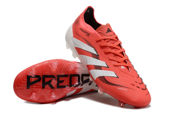 Adidas Predator 2025 Laced Edition FG (Red and White) - Image 7