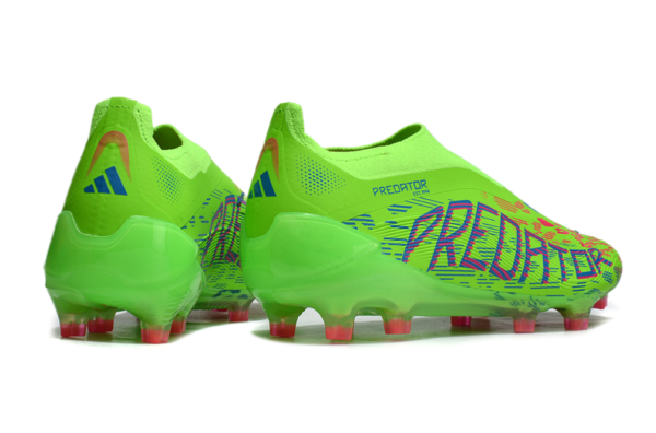 Adidas Predator 2025 Laceless Edition FG (Lime Green and Pink Fusion) - Image 3
