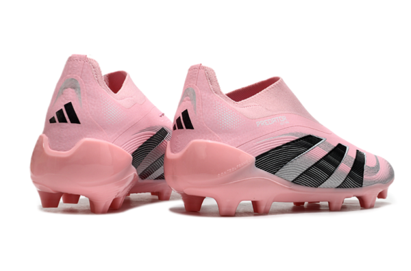 Adidas Predator 2025 Laceless Edition FG (Pink and Black)