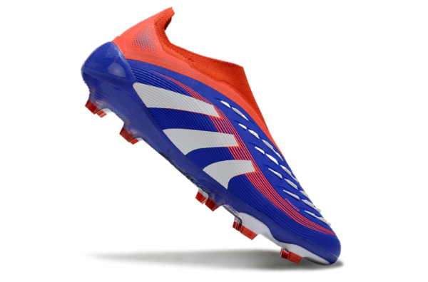 Adidas Predator 2025 Laceless Edition FG (Red, Blue, and White) - Image 6