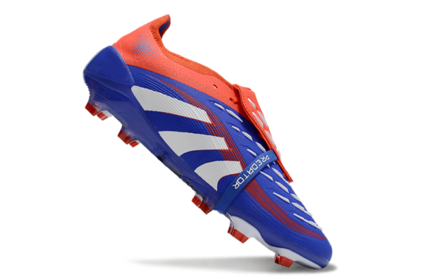 Adidas Predator 2025 Tongue Edition FG (Blue, Red, and White Variation) - Image 2