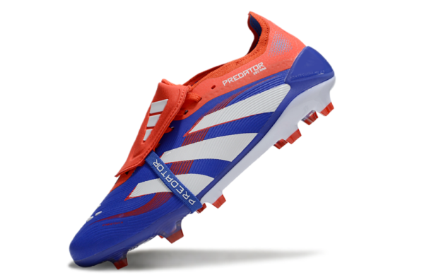 Adidas Predator 2025 Tongue Edition FG (Blue, Red, and White Variation) - Image 4