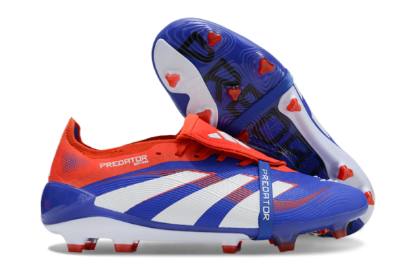 Adidas Predator 2025 Tongue Edition FG (Blue, Red, and White Variation) - Image 5