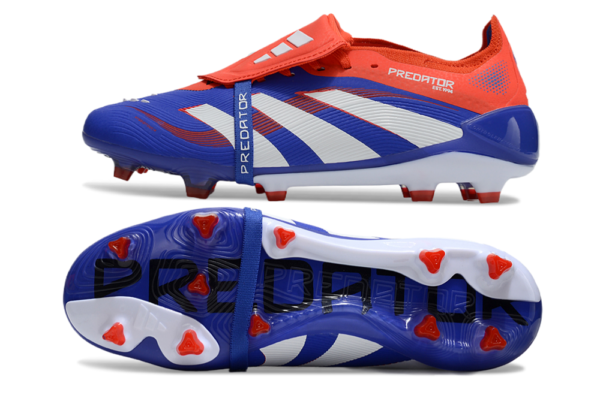 Adidas Predator 2025 Tongue Edition FG (Blue, Red, and White Variation) - Image 7