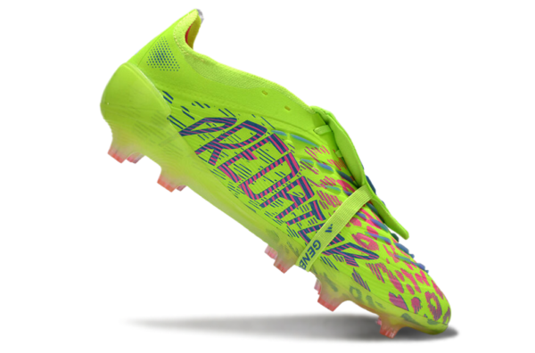 Adidas Predator 2025 Tongue Edition FG (Lime Green and Pink Neon) - Image 2