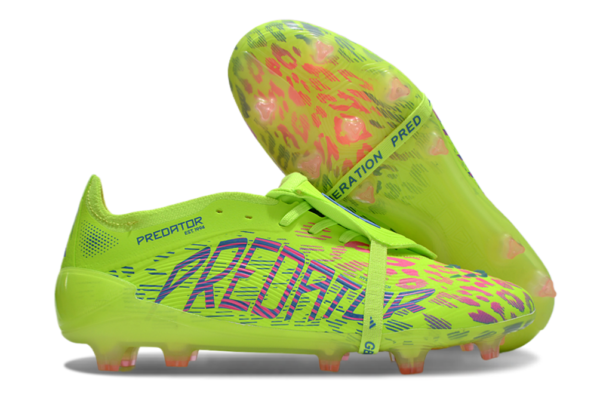 Adidas Predator 2025 Tongue Edition FG (Lime Green and Pink Neon) - Image 3