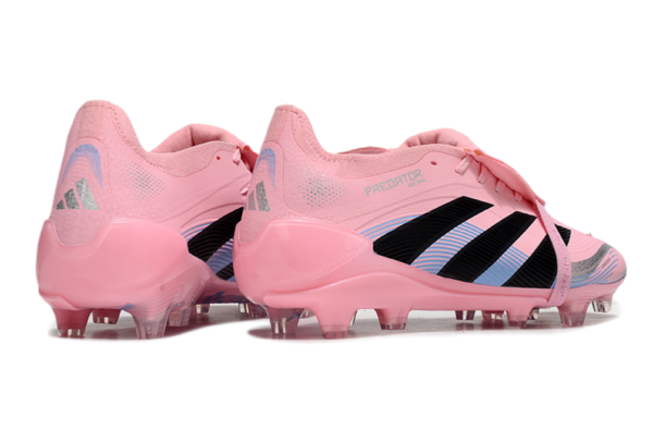 Adidas Predator 2025 Tongue Edition FG (Pink, Black, and Blue Variation) - Image 2