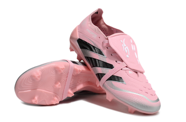 Adidas Predator 2025 Tongue Edition FG (Pink and Black Variation) - Image 3