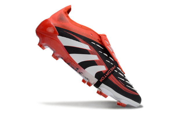 Adidas Predator 2025 Tongue Edition FG (Red, Black, and White)