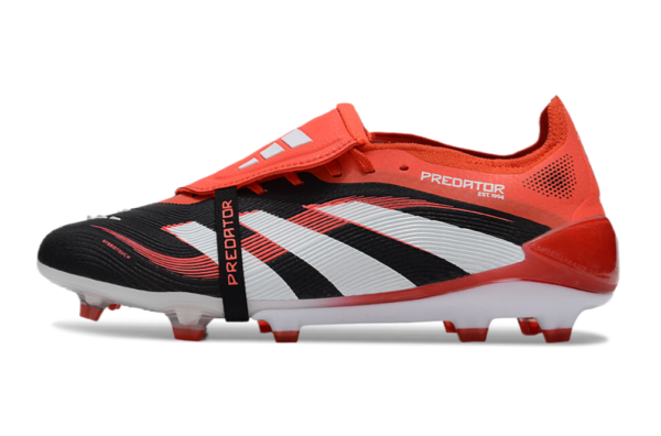 Adidas Predator 2025 Tongue Edition FG (Red, Black, and White) - Image 2