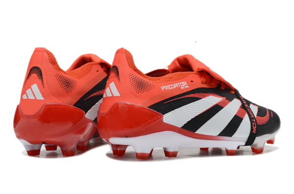 Adidas Predator 2025 Tongue Edition FG (Red, Black, and White) - Image 7