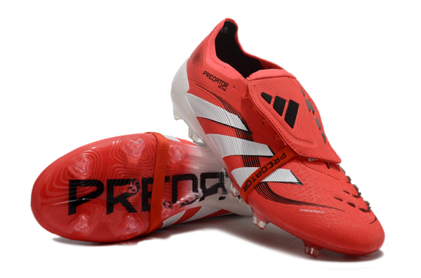 Adidas Predator 2025 Tongue Edition FG (Red and White) - Image 3