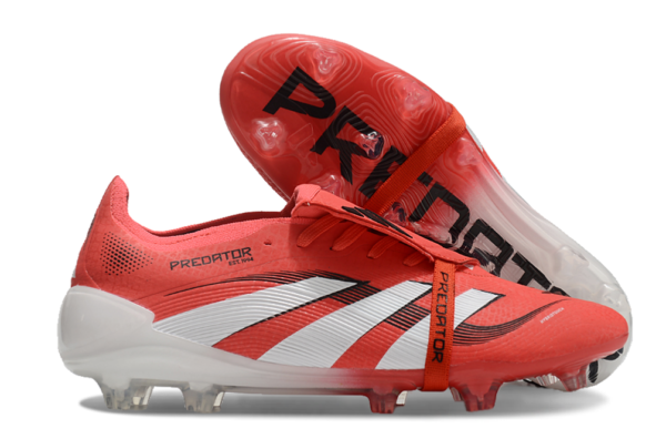 Adidas Predator 2025 Tongue Edition FG (Red and White) - Image 5