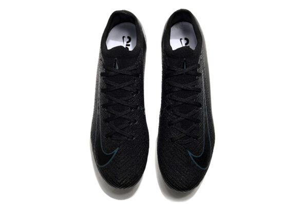 Nike Air Zoom Mercurial Vapor XVI Elite FG (Black/Black/Blue Variation) - Image 5