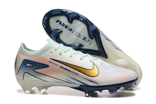 Nike Air Zoom Mercurial Vapor XVI Elite FG (Aqua Mist/Yellow/Navy) - Image 4