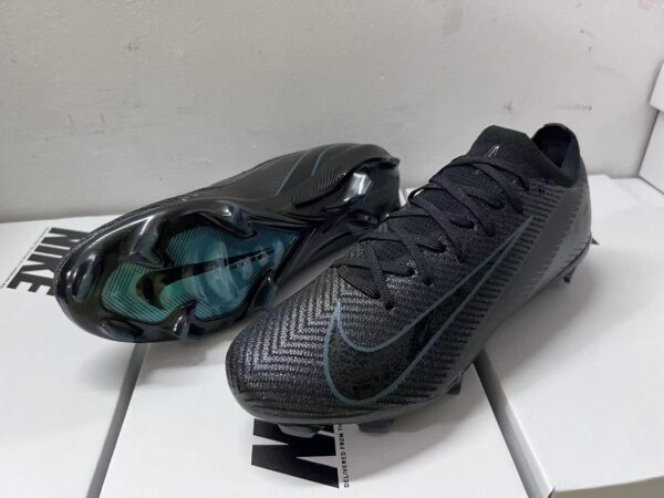 Nike Air Zoom Mercurial Vapor XVI Elite FG (Black and Teal) - Image 7