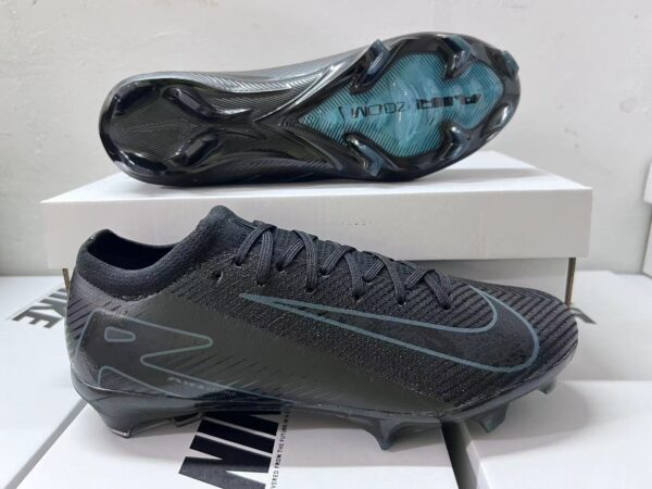 Nike Air Zoom Mercurial Vapor XVI Elite FG (Black and Teal) - Image 9
