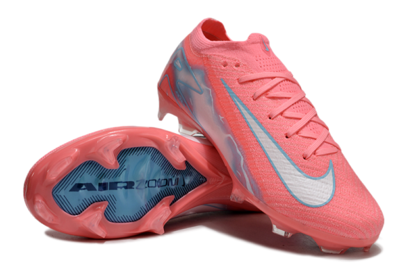 Nike Air Zoom Mercurial Vapor XVI Elite FG (Coral and Aqua) - Image 4