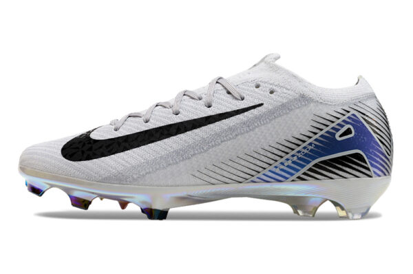 Nike Air Zoom Mercurial Vapor XVI Elite FG (Gray, Black, and Iridescent) - Image 4