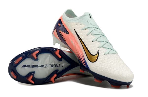 Nike Air Zoom Mercurial Vapor XVI Elite FG (Ice Blue, Coral, and Midnight Navy) - Image 4