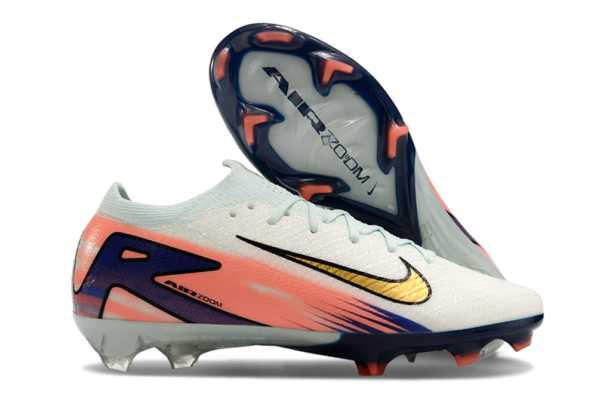 Nike Air Zoom Mercurial Vapor XVI Elite FG (Ice Blue, Coral, and Midnight Navy) - Image 5