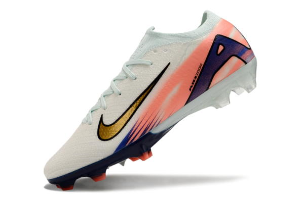 Nike Air Zoom Mercurial Vapor XVI Elite FG (Ice Blue, Coral, and Midnight Navy) - Image 6