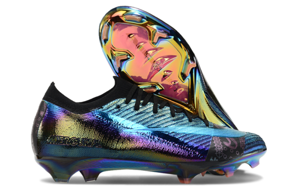 Nike Air Zoom Mercurial Vapor XVI Elite FG (Iridescent Black and Blue) - Image 2