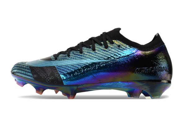 Nike Air Zoom Mercurial Vapor XVI Elite FG (Iridescent Black and Blue) - Image 4