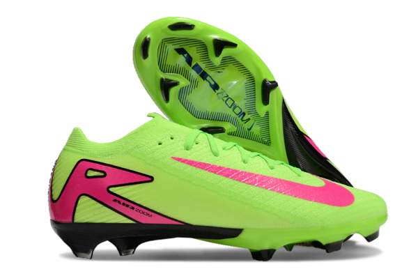 Nike Air Zoom Mercurial Vapor XVI Elite FG (Neon Green and Pink) - Image 4