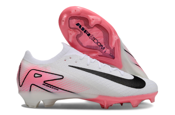 Nike Air Zoom Mercurial Vapor XVI Elite FG (Pink and White) - Image 5