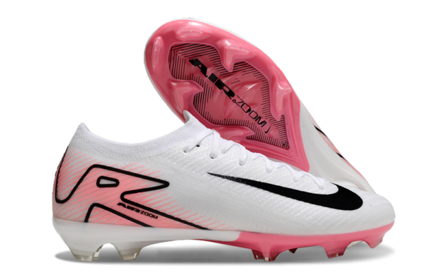 Nike Air Zoom Mercurial Vapor XVI Elite FG (Pink and White) - Image 6