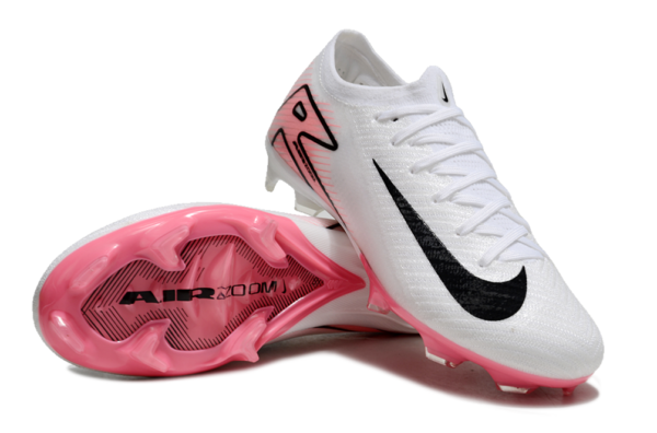 Nike Air Zoom Mercurial Vapor XVI Elite FG (Pink and White) - Image 7