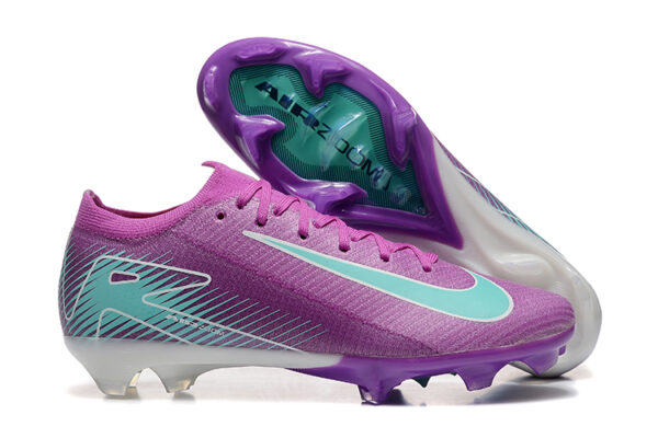 Nike Air Zoom Mercurial Vapor XVI Elite FG (Purple Teal) - Image 5