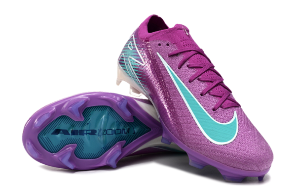 Nike Air Zoom Mercurial Vapor XVI Elite FG (Purple and Teal Variation) - Image 3