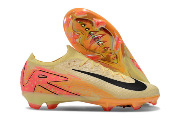 Nike Air Zoom Mercurial Vapor XVI Elite FG (Sunset Yellow and Coral) - Image 3