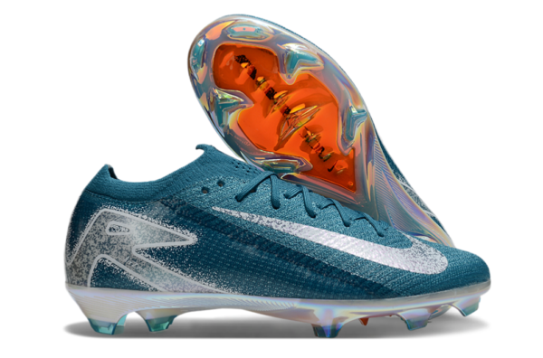 Nike Air Zoom Mercurial Vapor XVI Elite FG (Teal and Iridescent) - Image 4