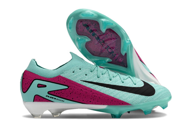 Nike Air Zoom Mercurial Vapor XVI Elite FG (Turquoise and Pink) - Image 7