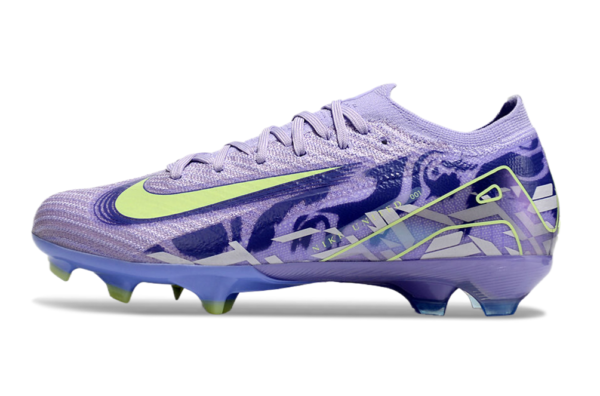 Nike Air Zoom Mercurial Vapor XVI Elite FG (Violet and Lime Green) - Image 11