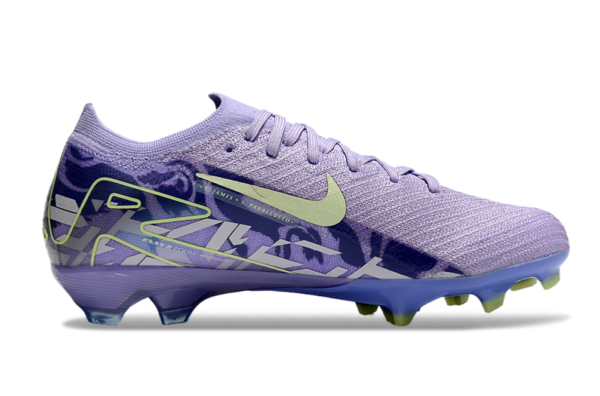 Nike Air Zoom Mercurial Vapor XVI Elite FG (Violet and Lime Green) - Image 4