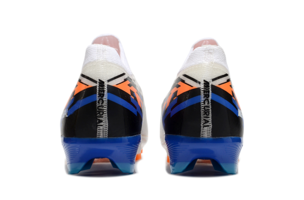 Nike Air Zoom Mercurial Vapor XVI Elite FG (White, Black, Blue, and Orange) - Image 6