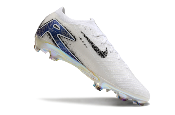 Nike Air Zoom Mercurial Vapor XVI Elite FG (White, Black, and Iridescent) - Image 2