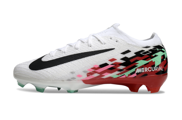 Nike Air Zoom Mercurial Vapor XVI Elite FG (White, Black, and Red Variation) - Image 10