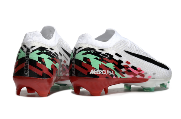 Nike Air Zoom Mercurial Vapor XVI Elite FG (White, Black, and Red Variation) - Image 5
