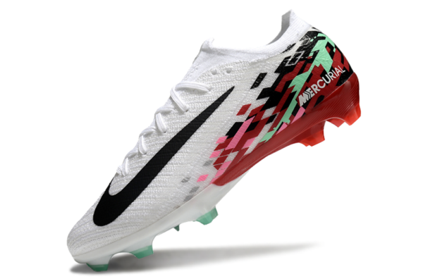 Nike Air Zoom Mercurial Vapor XVI Elite FG (White, Black, and Red Variation) - Image 6