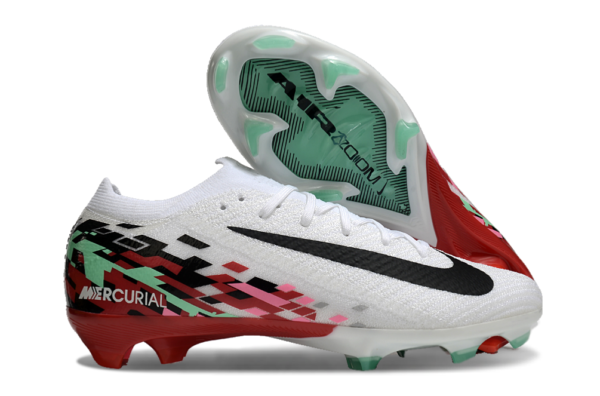 Nike Air Zoom Mercurial Vapor XVI Elite FG (White, Black, and Red Variation) - Image 8