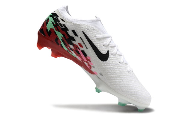 Nike Air Zoom Mercurial Vapor XVI Elite FG (White, Black, and Red Variation) - Image 9